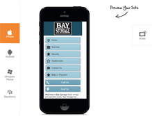 Tablet Screenshot of baystorage.net
